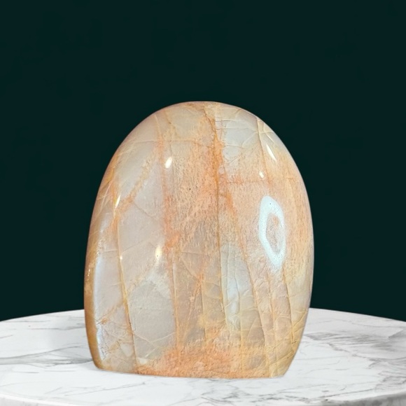 Peach Moonstone Freeform - Picture 3 of 5